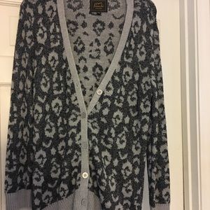 Frenchi (from Nordstrom) cheetah print cardigan